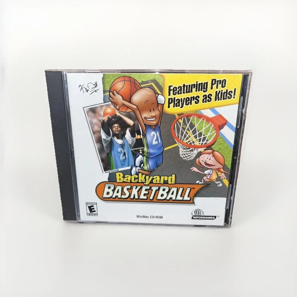 PC Computer Game Backyard Basketball Windows MAC Featuring Pro Players As Kids